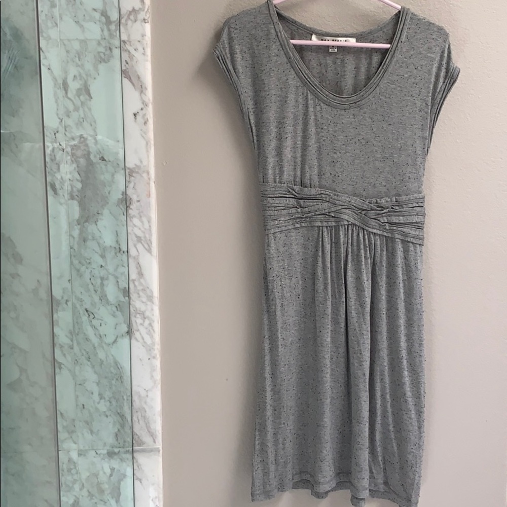 Max Studio Heather Gray Jersey Knit Dress